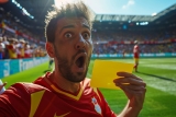 Premier joueur à recevoir un carton